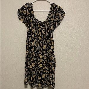 Tiered midi Floral Dress Old Navy Large